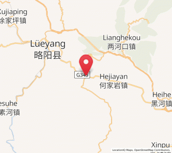 Map of Jieguanting, Shaanxi