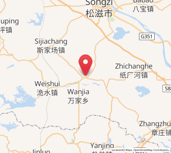 Map of Jieheshi, Hubei