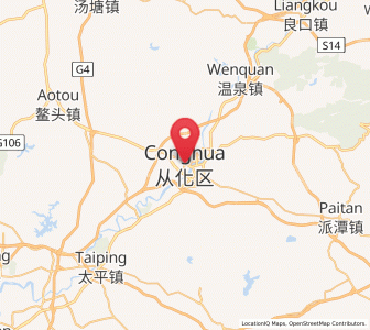 Map of Jiekou, Guangdong