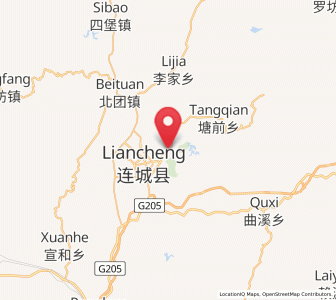 Map of Jiele, Fujian