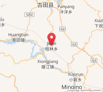 Map of Jielin, Fujian