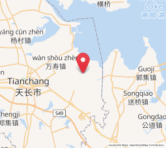 Map of Jiepai, Anhui