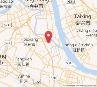 Map of Jiepai, Jiangsu