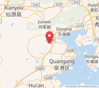 Map of Jieshan, Fujian