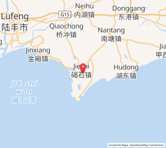 Map of Jieshi, Guangdong