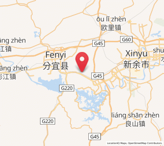 Map of Jieshui, Jiangxi