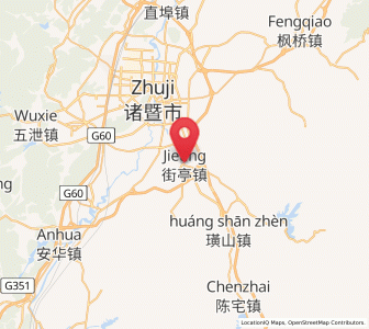 Map of Jieting, Zhejiang