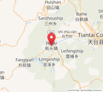 Map of Jietou, Zhejiang