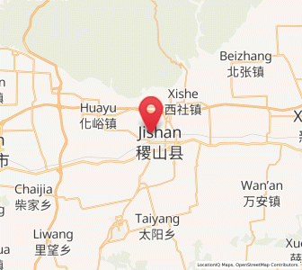 Map of Jifeng, Shanxi
