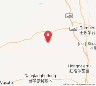 Map of Jigun Tala, Inner Mongolia