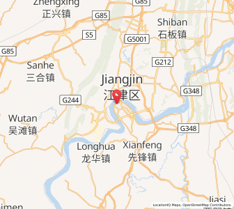 Map of Jijiang, Chongqing