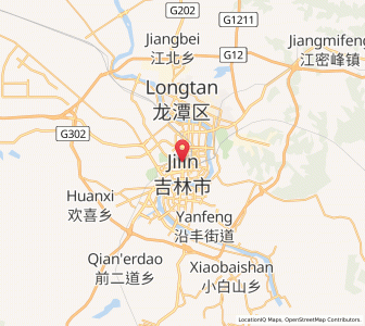 Map of Jilin, Jilin