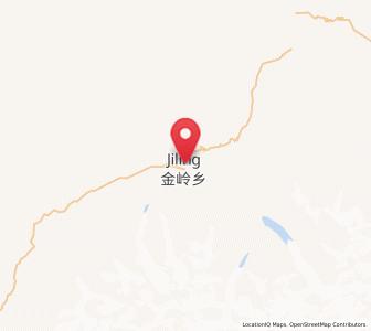 Map of Jiling, Tibet