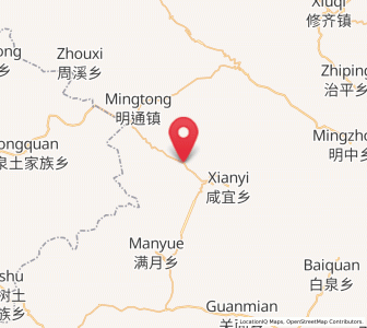 Map of Jiming, Chongqing