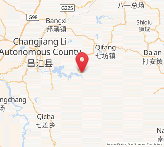 Map of Jinbo, Hainan