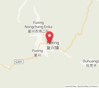 Map of Jincang, Jilin