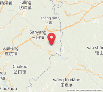 Map of Jinchuan, Anhui