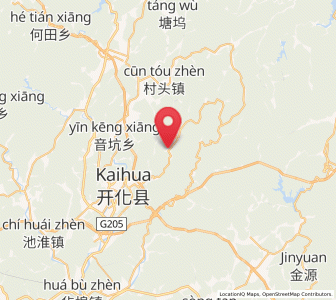 Map of Jincun, Zhejiang