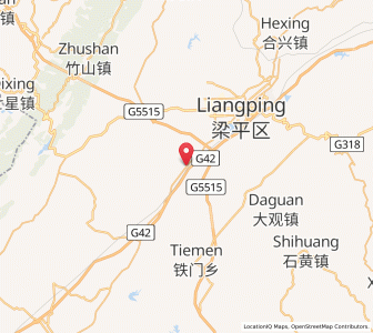 Map of Jindai, Chongqing