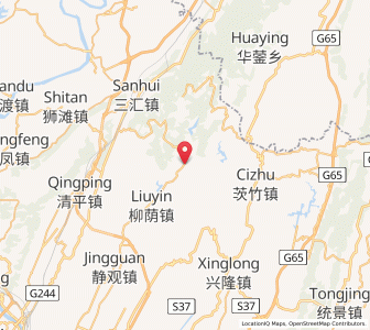 Map of Jindaoxia, Chongqing