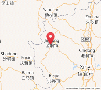 Map of Jindong, Guangdong