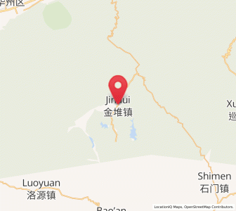 Map of Jindui, Shaanxi