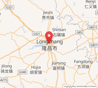 Map of Jin’e, Sichuan