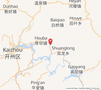 Map of Jinfeng, Chongqing