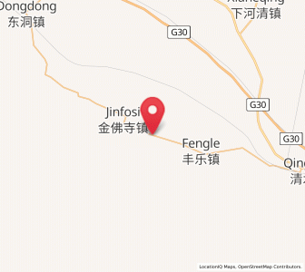 Map of Jinfosi, Gansu