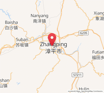 Map of Jingchen, Fujian
