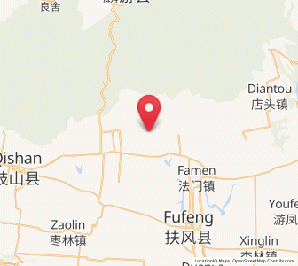 Map of Jingdang, Shaanxi