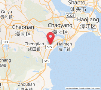 Map of Jingdu, Guangdong