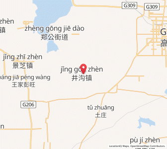 Map of Jinggou, Shandong
