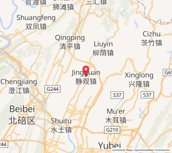 Map of Jingguan, Chongqing