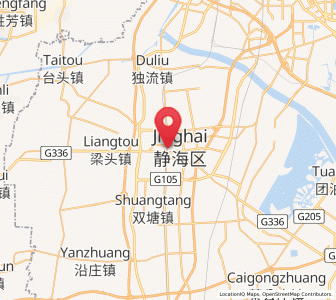 Map of Jinghai, Tianjin