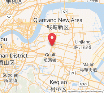 Map of Jingjiang, Zhejiang