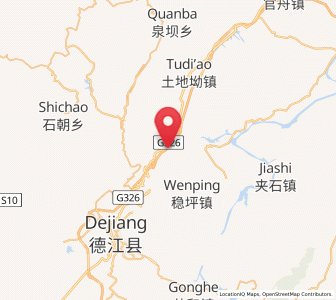 Map of Jingjiao, Guizhou