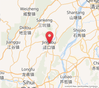 Map of Jingkou, Guangdong