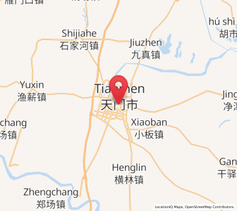 Map of Jingling, Hubei
