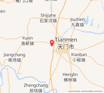 Map of Jingling, Hubei