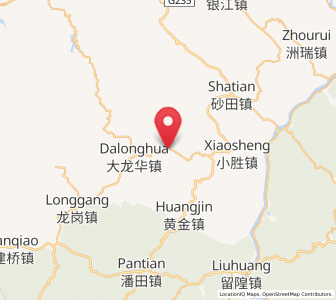 Map of Jingmen, Guangdong