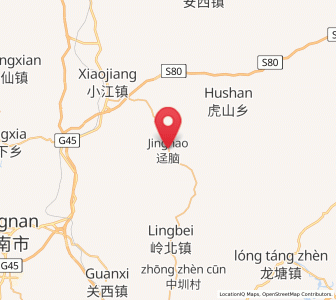 Map of Jingnao, Jiangxi