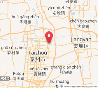 Map of Jingtailu, Jiangsu