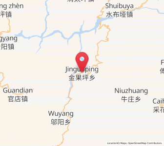 Map of Jinguoping, Hubei