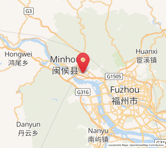 Map of Jingxi, Fujian