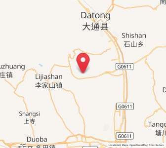 Map of Jingyang, Qinghai
