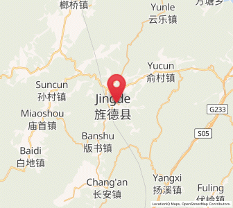 Map of Jingyang, Anhui
