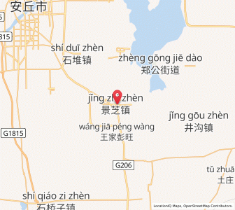Map of Jingzhi, Shandong
