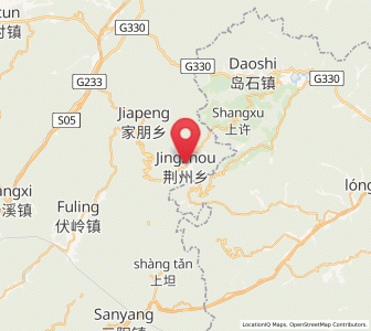 Map of Jingzhou, Anhui