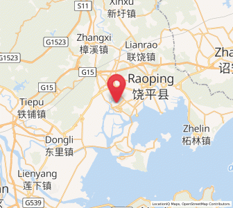 Map of Jingzhou, Guangdong